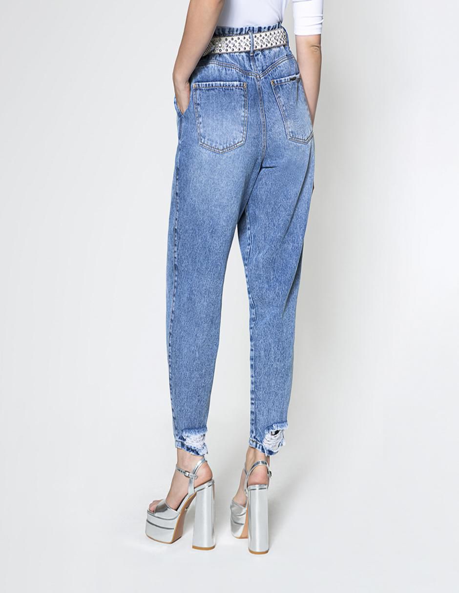 Jeans straight para mujer 2