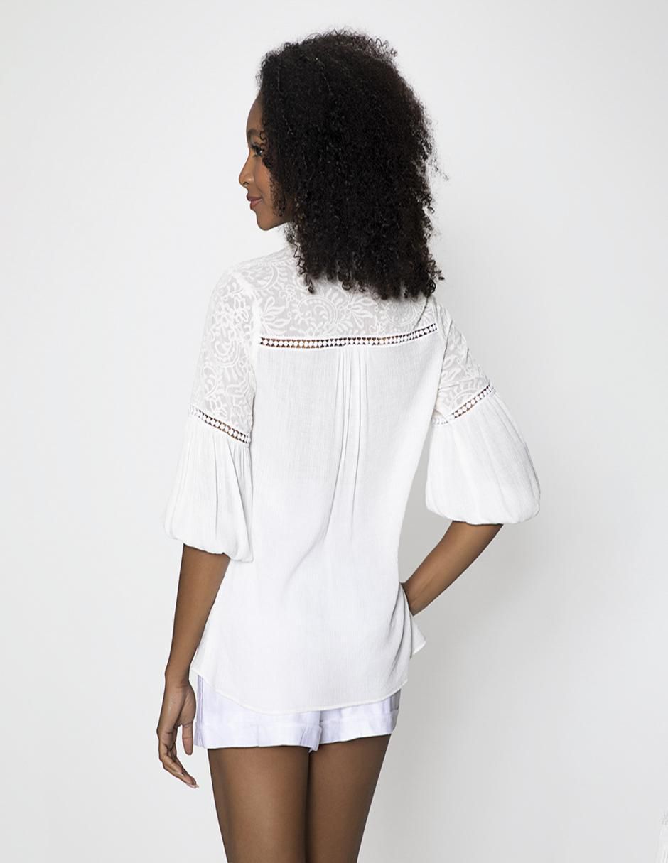 Blusa manga 3/4 para mujer 2