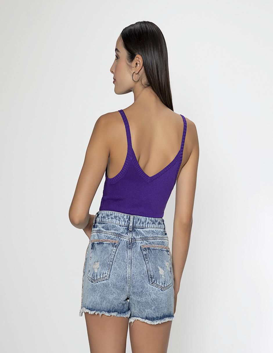 Blusa sin manga para mujer 2