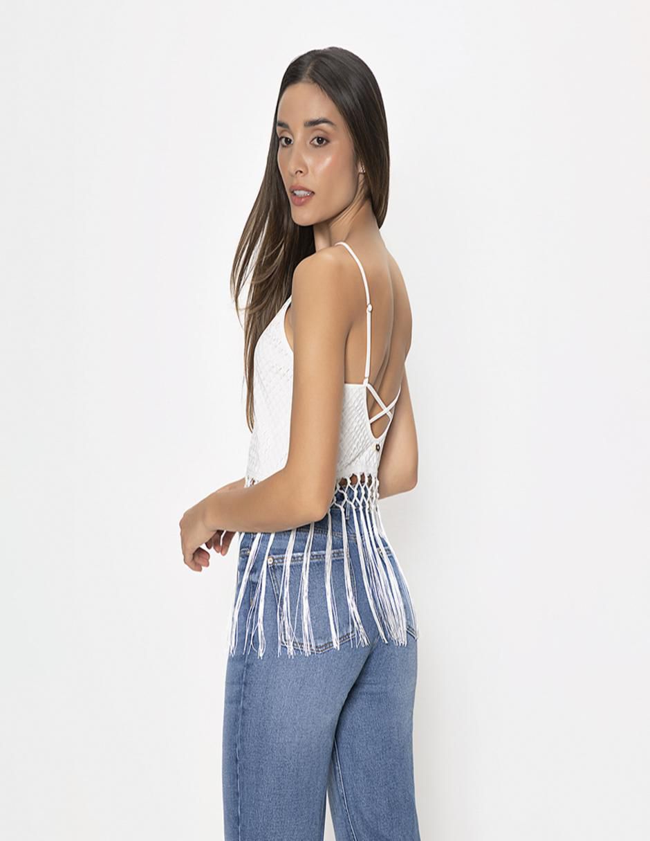 Blusa sin manga para mujer 2