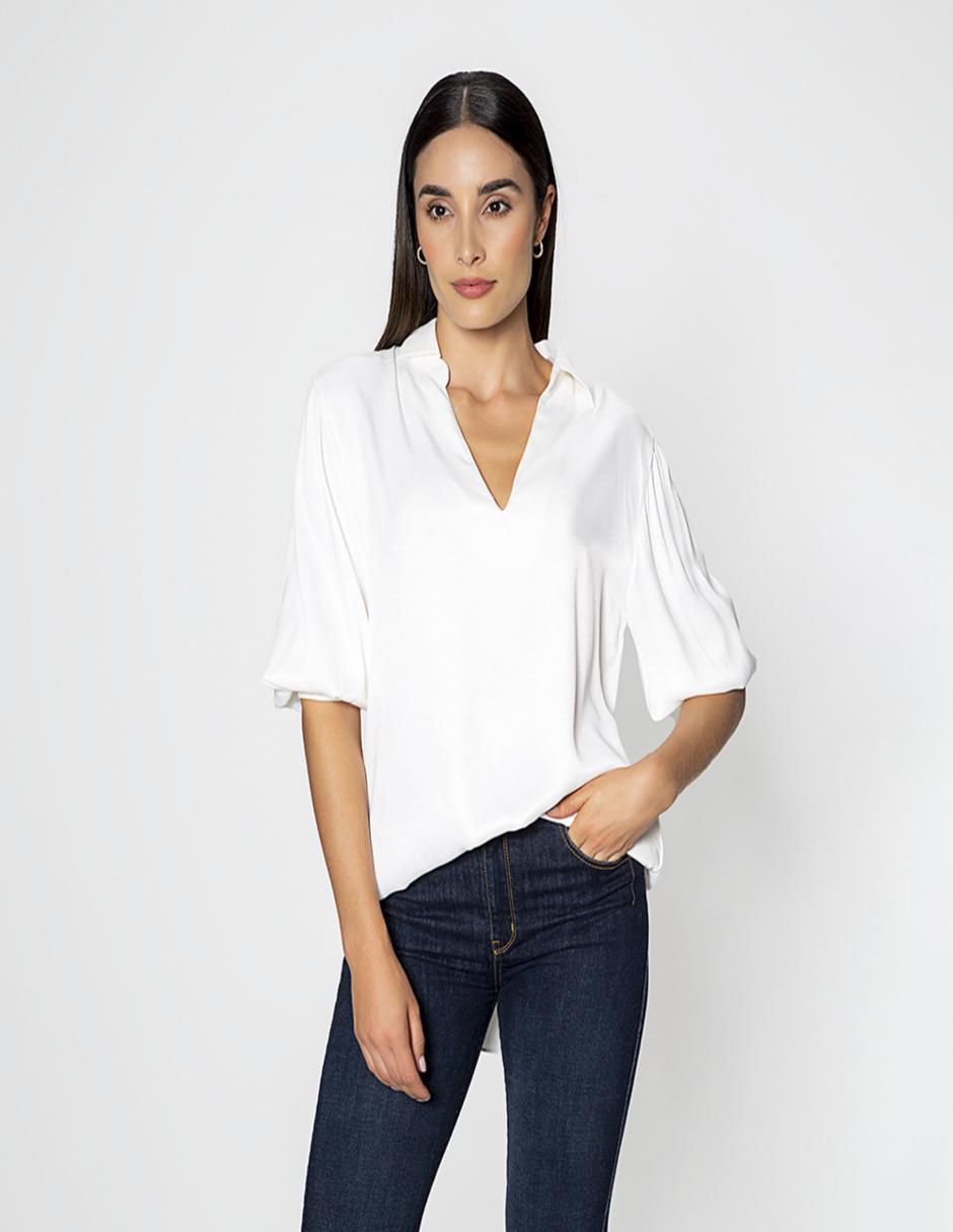 Blusa manga 3/4 para mujer Blusa manga 3/4 para mujer