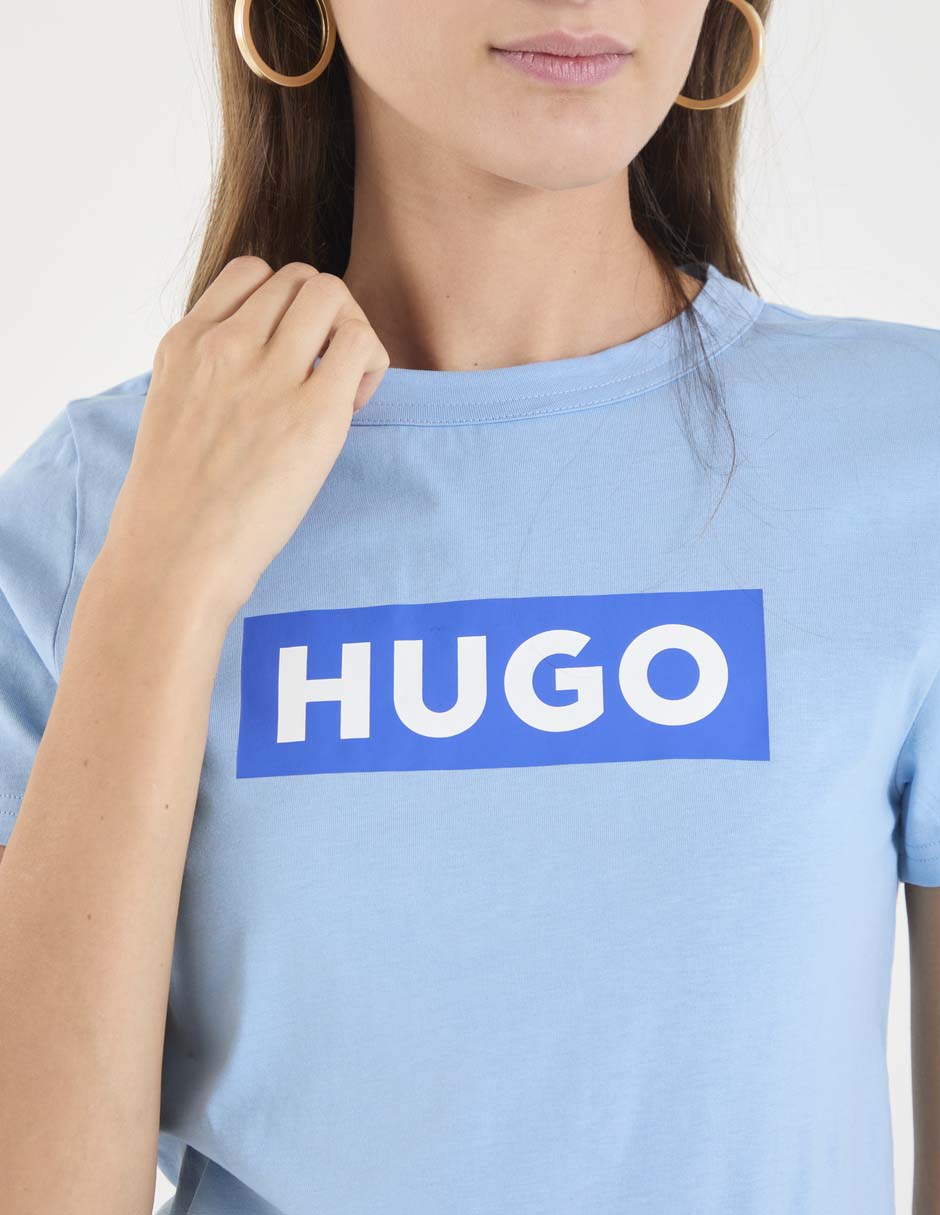 Playera manga corta cuello redondo para mujer 4