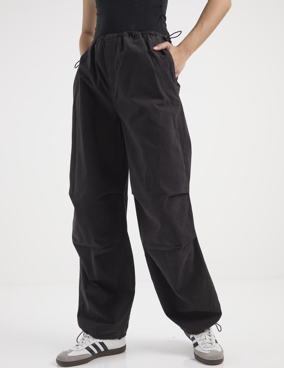 Pants amplio con elástico para mujer