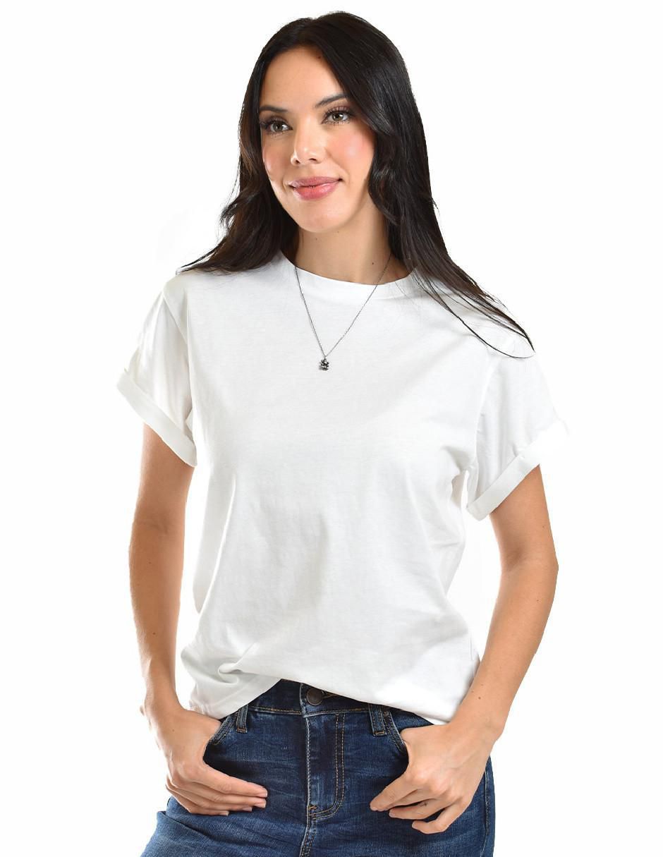 Blusa manga corta para mujer 4