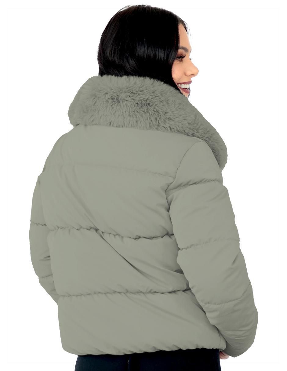 "chamarra" parka roosevelt no impermeable "de" poliéster "para mujer"