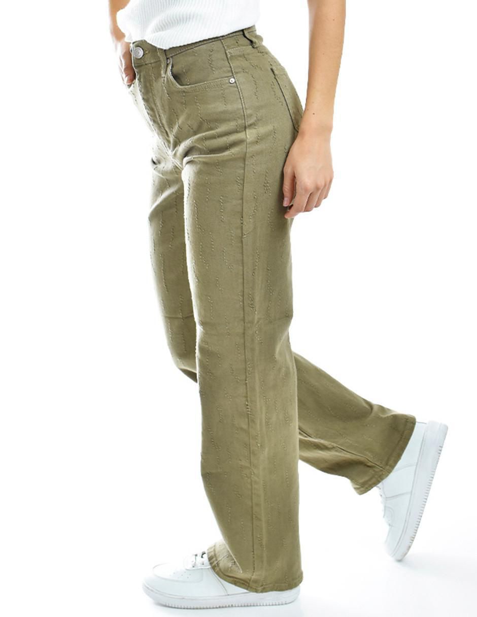 Jeans relaxed wide leg para mujer 2