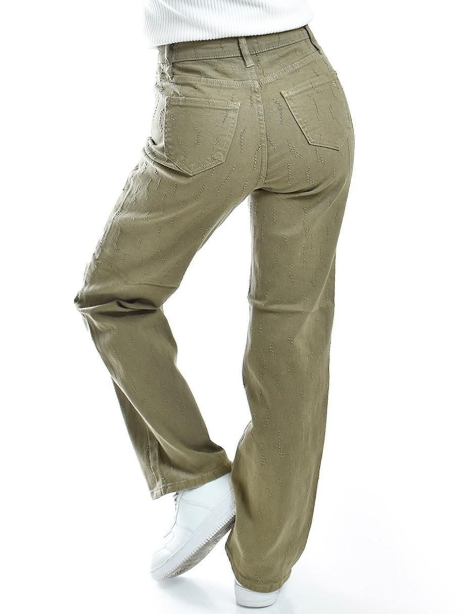 Jeans relaxed wide leg para mujer 3