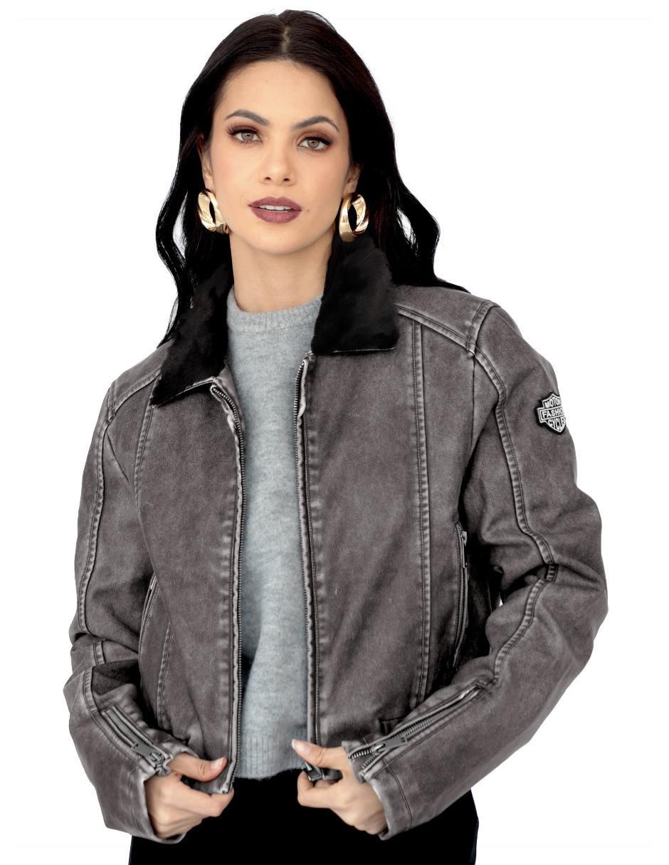 "chamarra" casual roosevelt no impermeable "de" poliéster "para mujer"