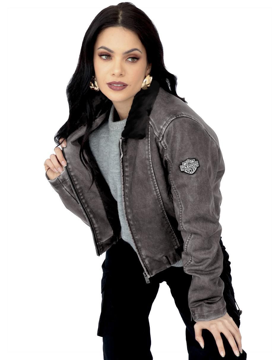 "chamarra" casual roosevelt no impermeable "de" poliéster "para mujer"