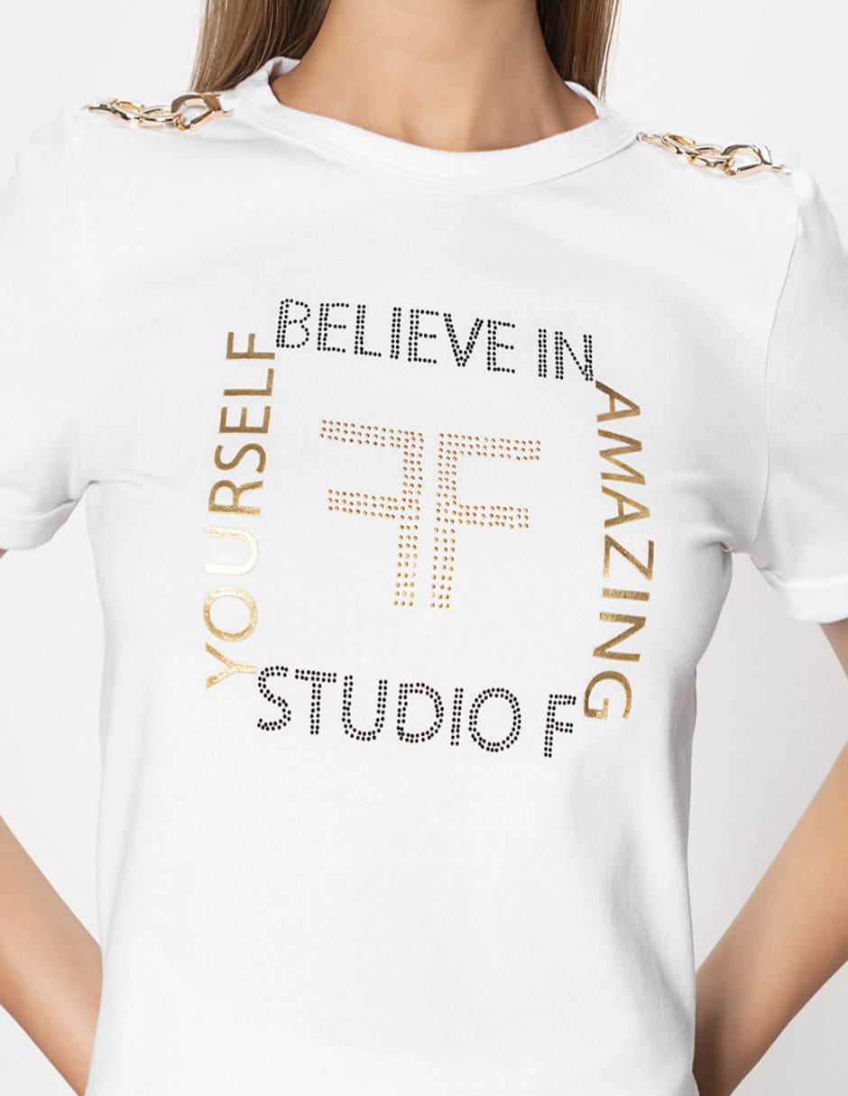 Blusa manga corta para mujer 4