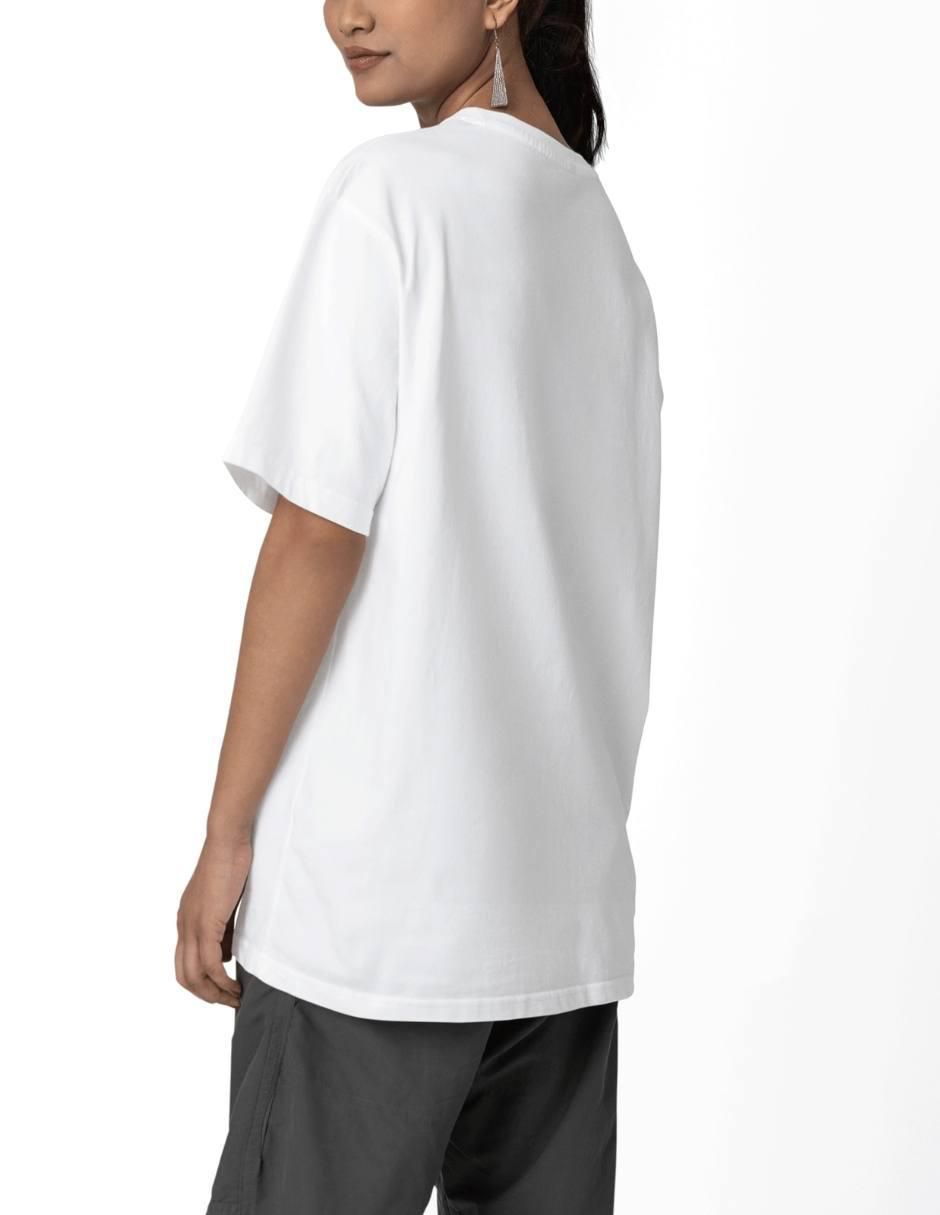 Playera manga corta Orca Oversize cuello redondo para mujer 2