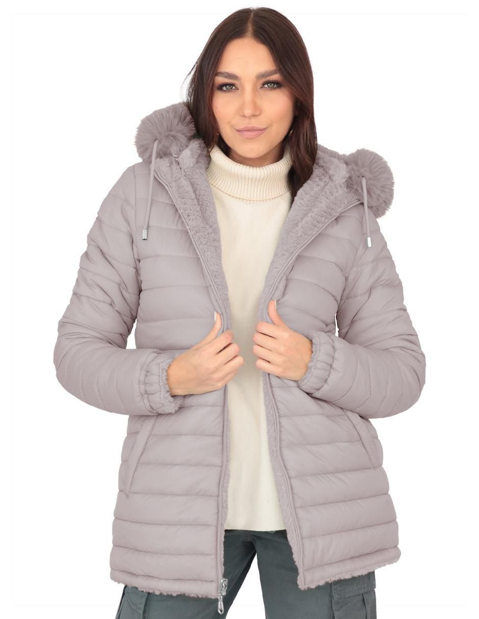 "chamarra" acolchada roosevelt no impermeable "de" poliéster "para mujer"