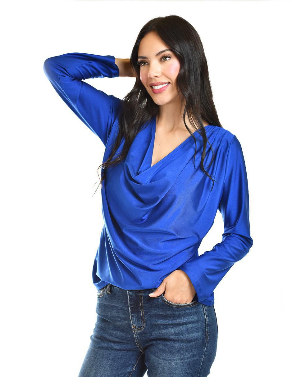 Blusa manga larga para mujer 4