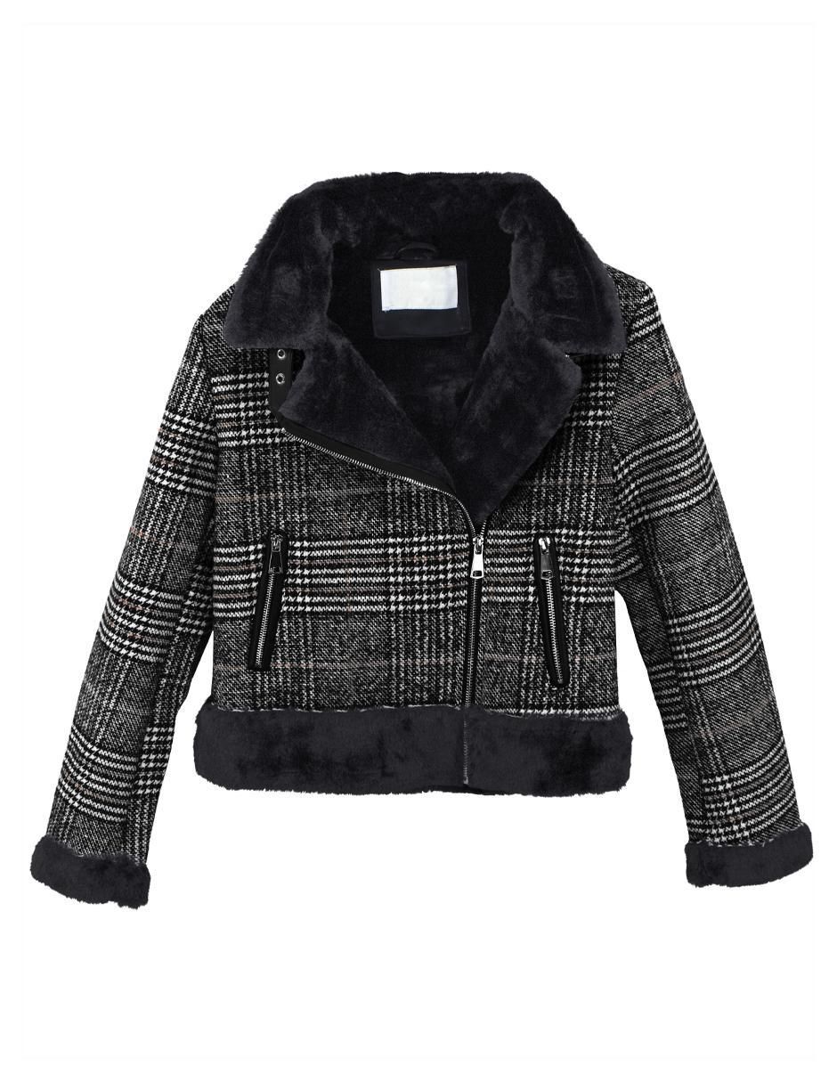 "chamarra" casual roosevelt no impermeable "de" gamuza "para mujer"