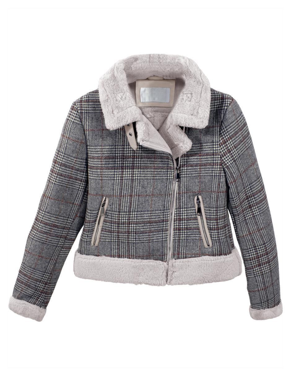 Chamarra casual de gamuza para mujer 4