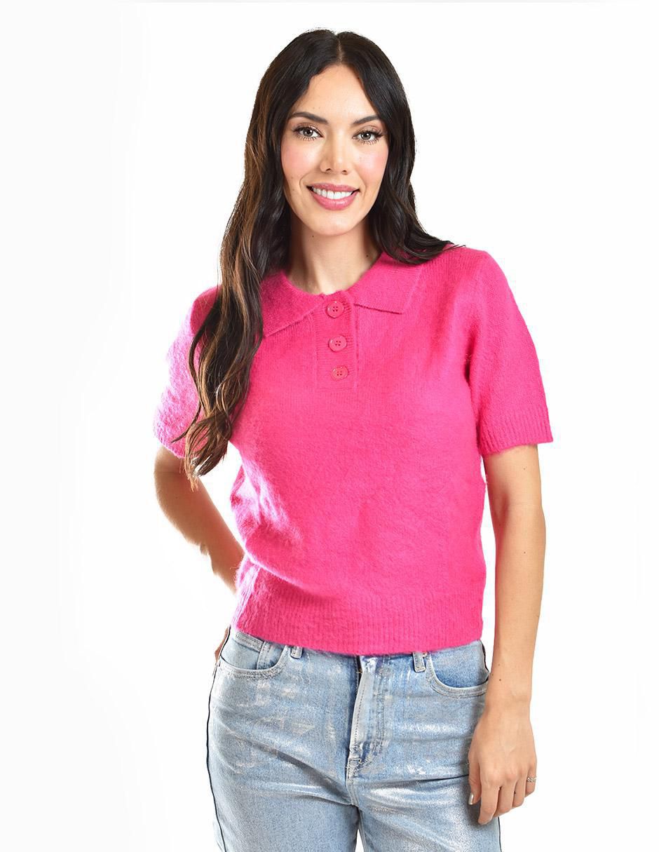 Blusa manga corta para mujer 4