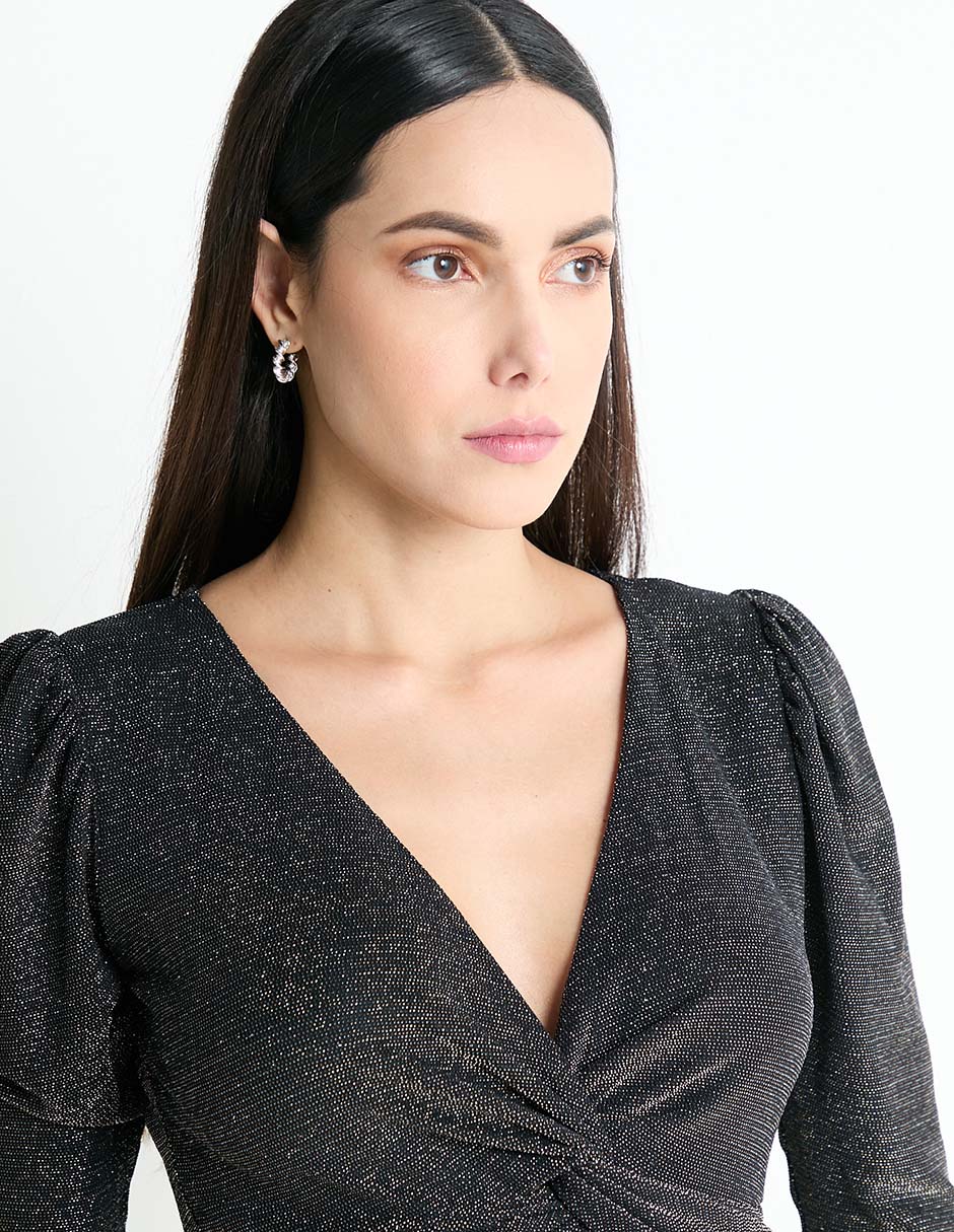 Body escote V para mujer 4