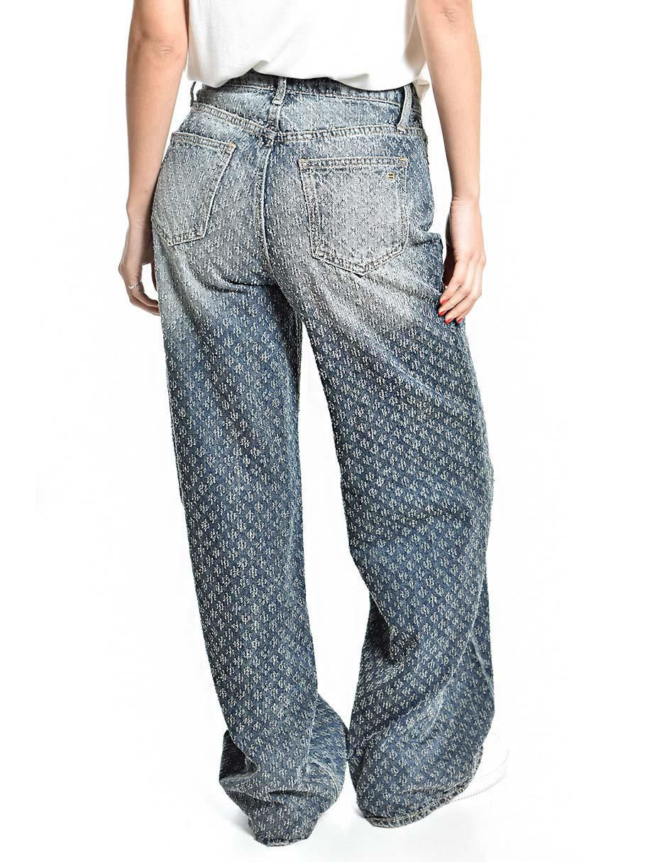 Jeans relaxed wide leg para mujer 6