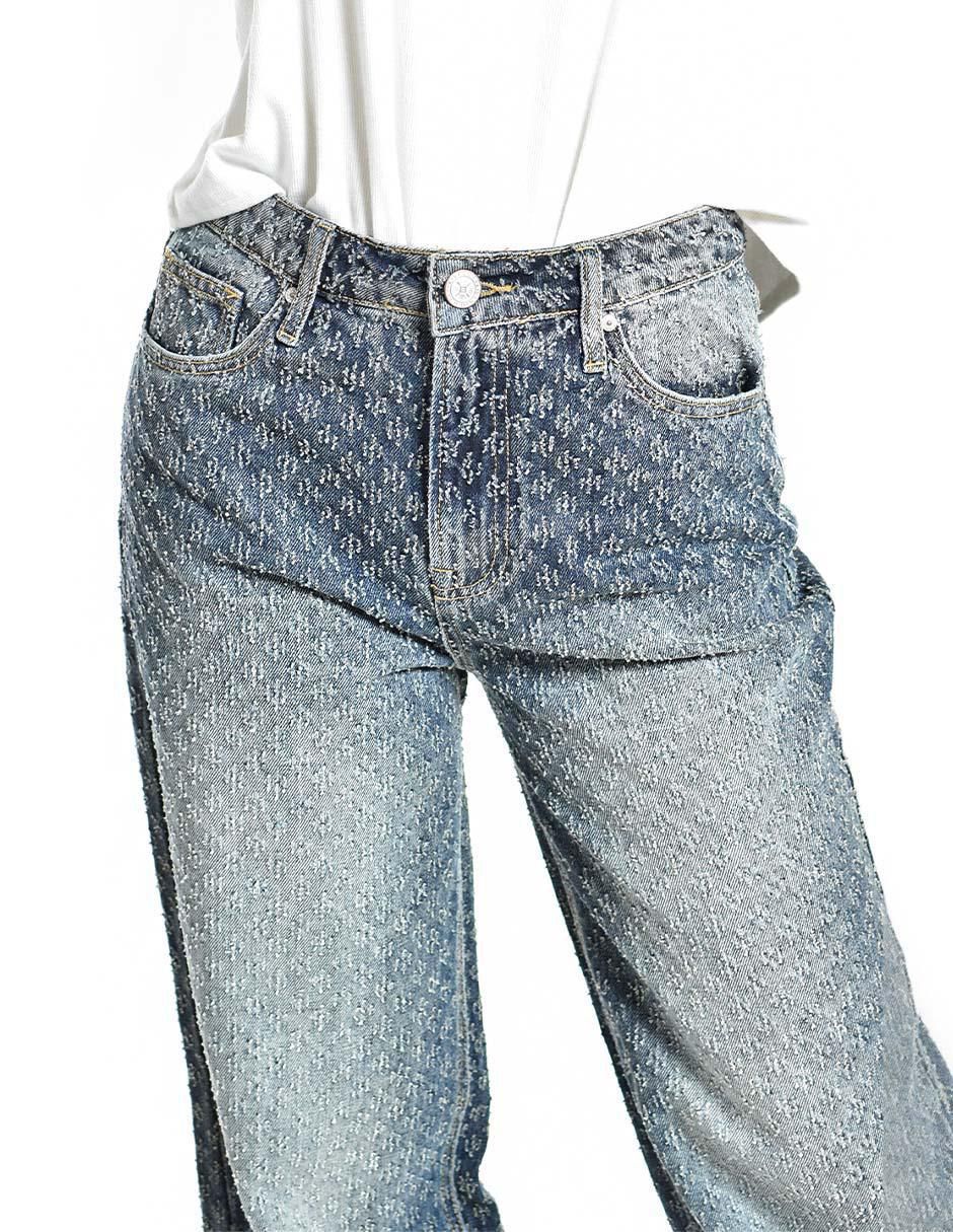 Jeans relaxed wide leg para mujer 7