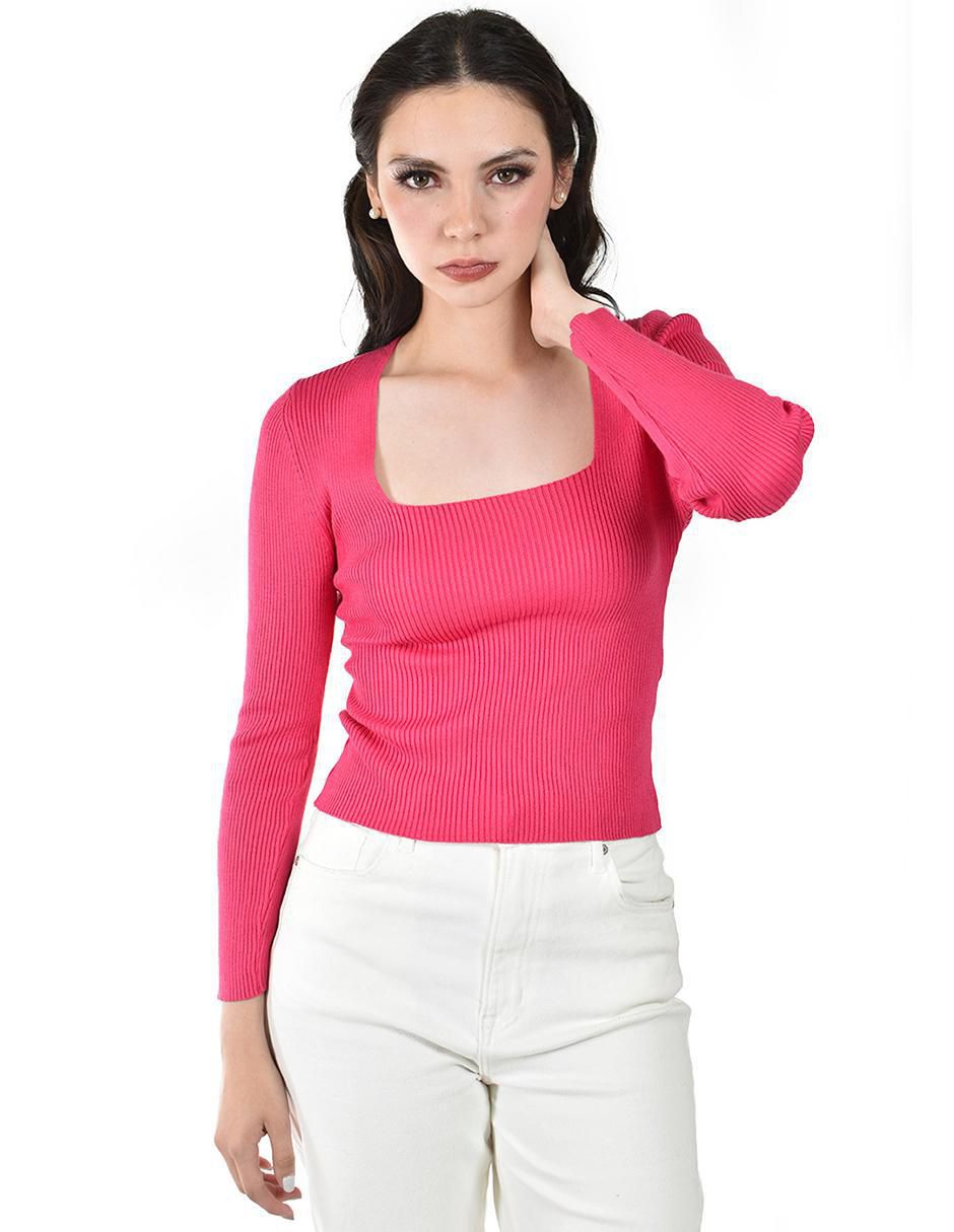 Blusa manga larga para mujer