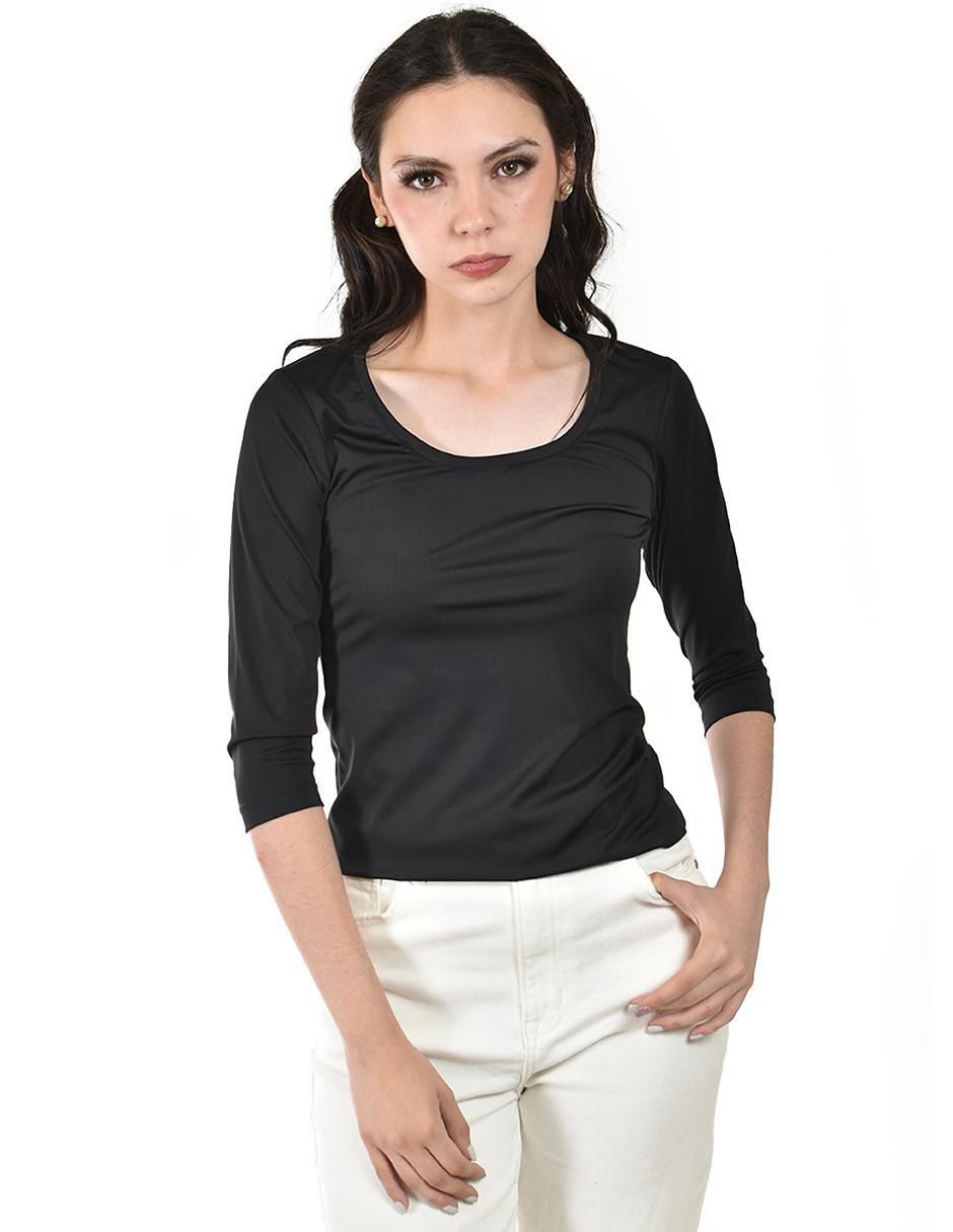 Blusa manga 3/4 para mujer