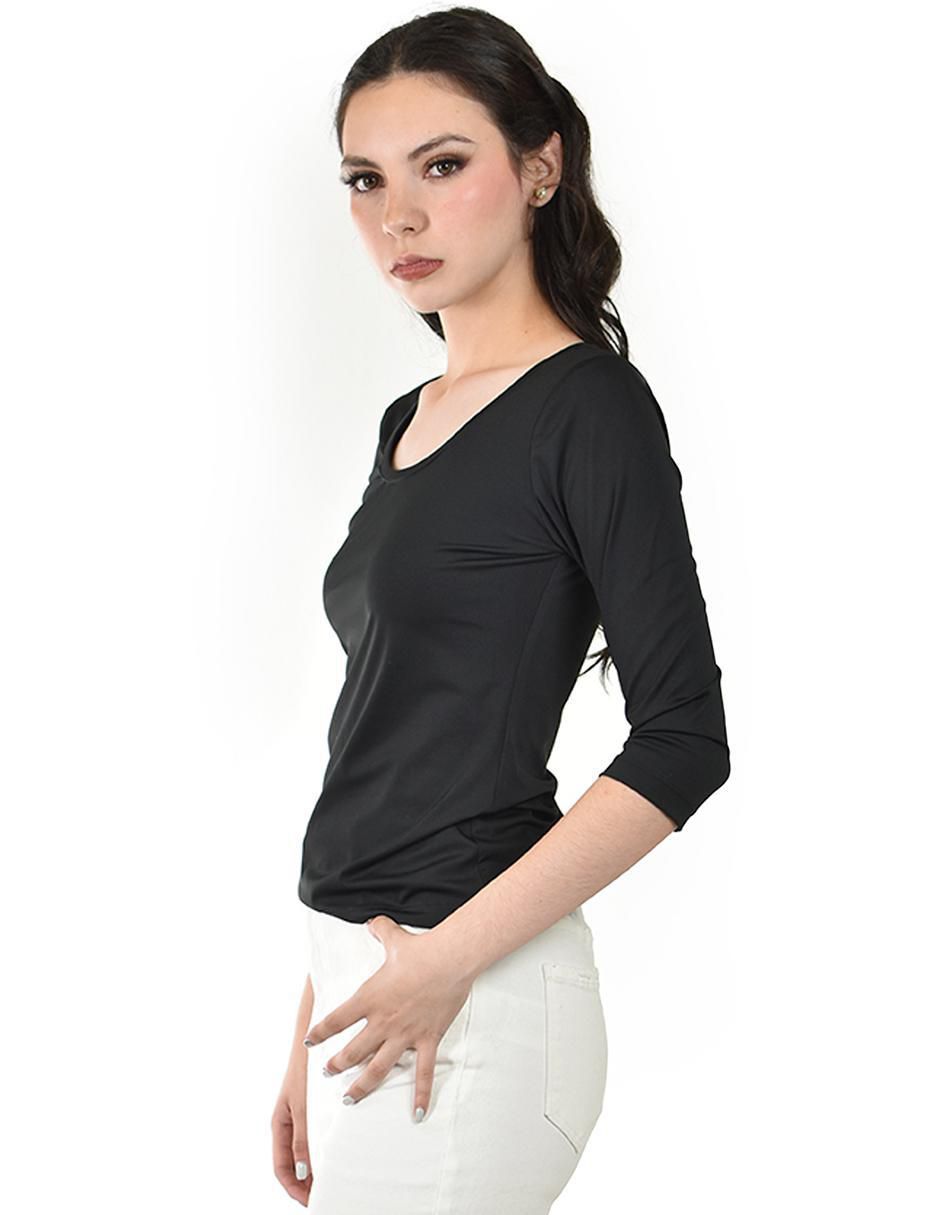 Blusa manga 3/4 para mujer 2