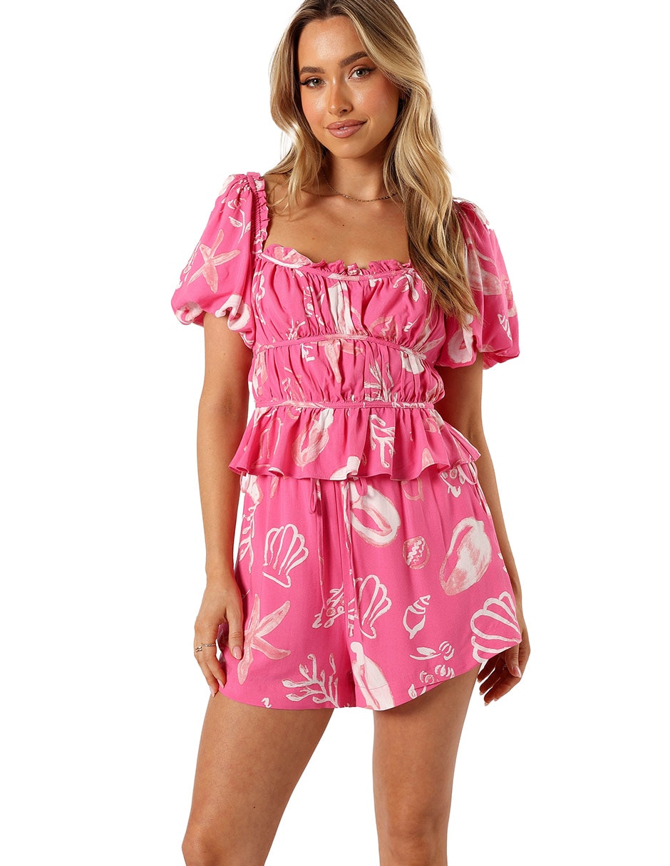 Blusa manga corta para mujer