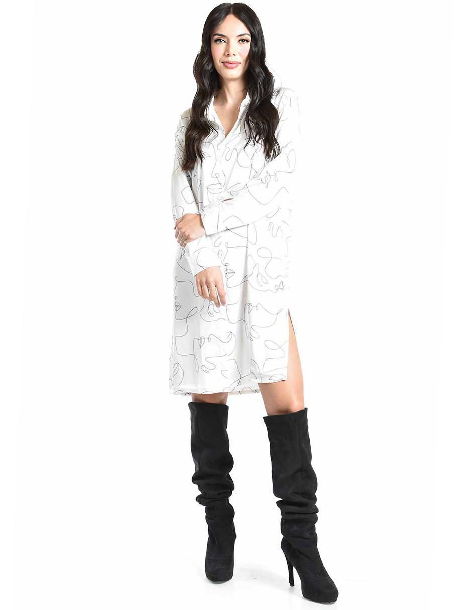 Vestido arriba de la rodilla casual para mujer 5