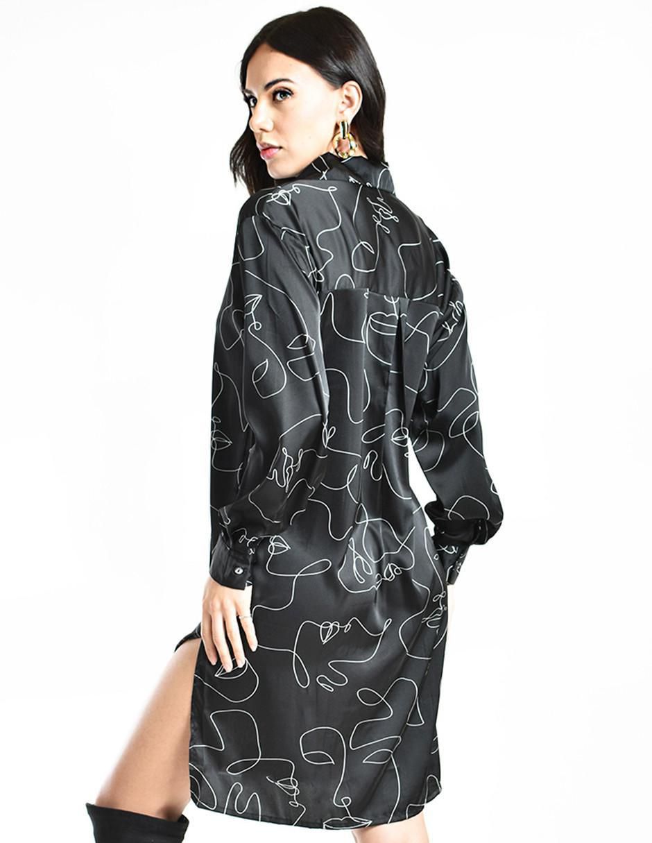 Vestido arriba de la rodilla casual para mujer 3