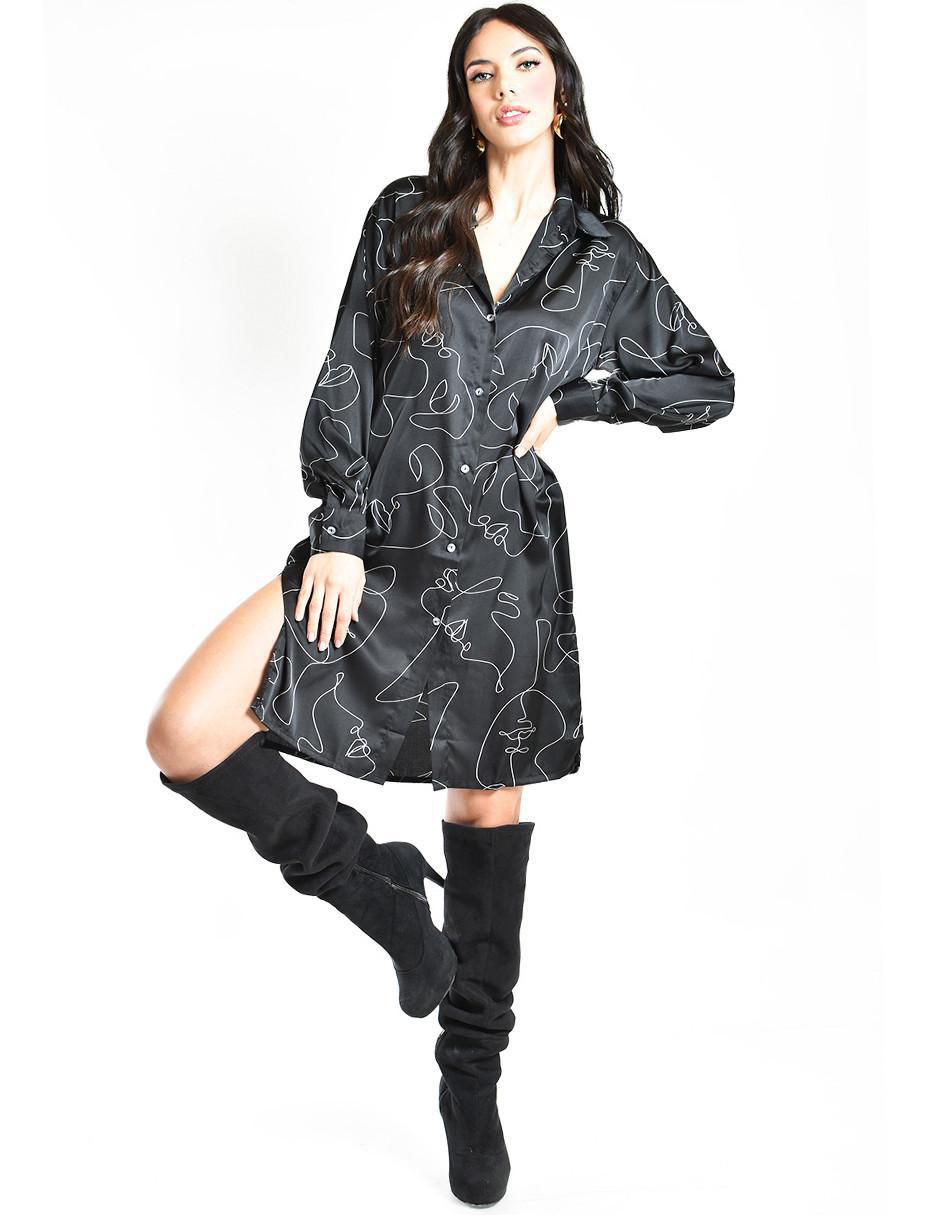Vestido arriba de la rodilla casual para mujer 5
