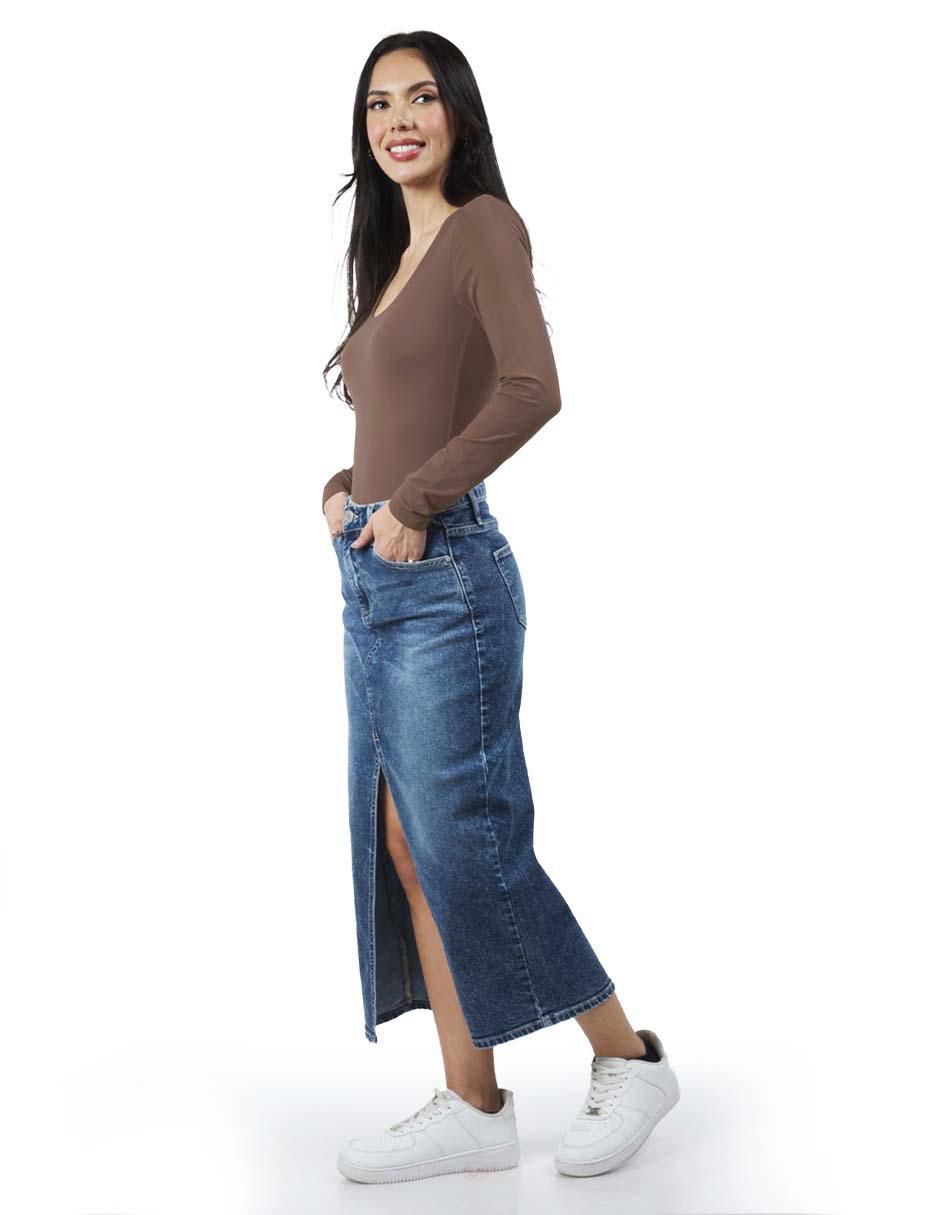 Body cuello redondo para mujer 2