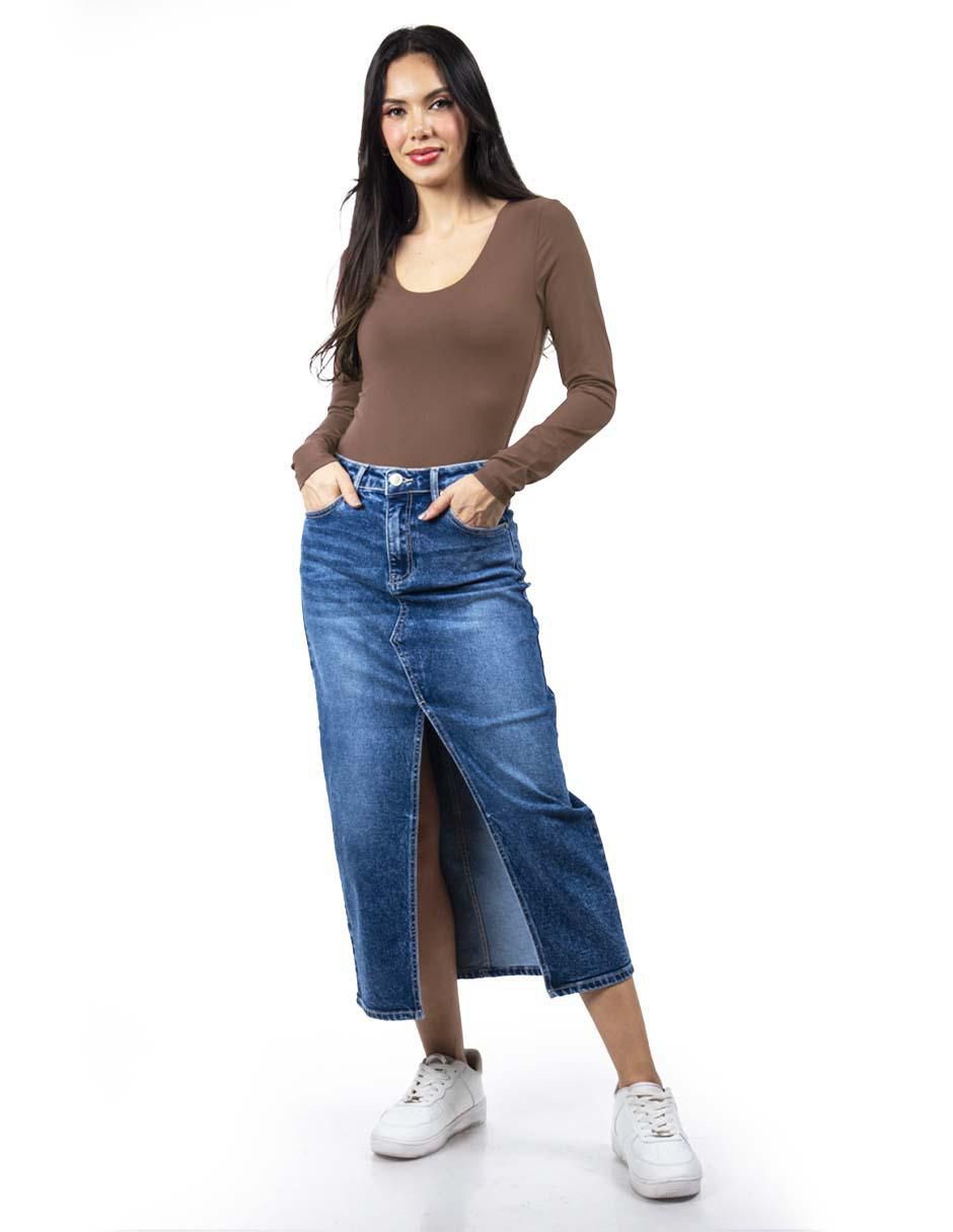 Body cuello redondo para mujer 4