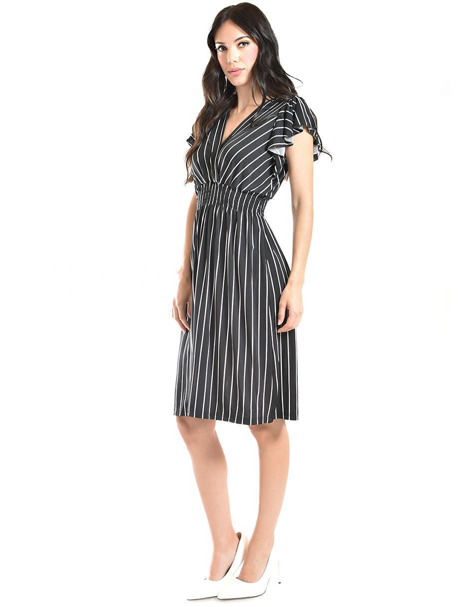 Vestido a la rodilla casual para mujer 2