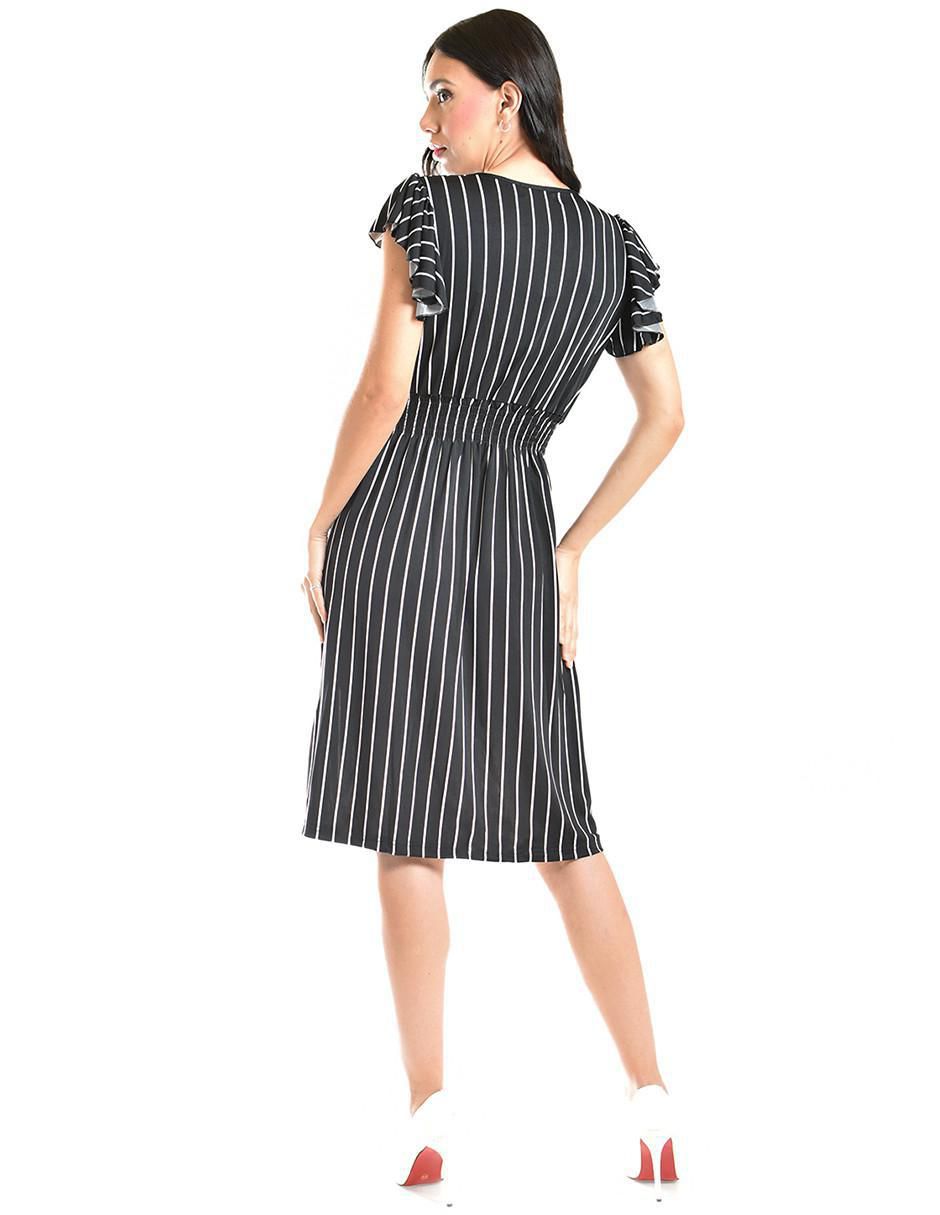 Vestido a la rodilla casual para mujer 3