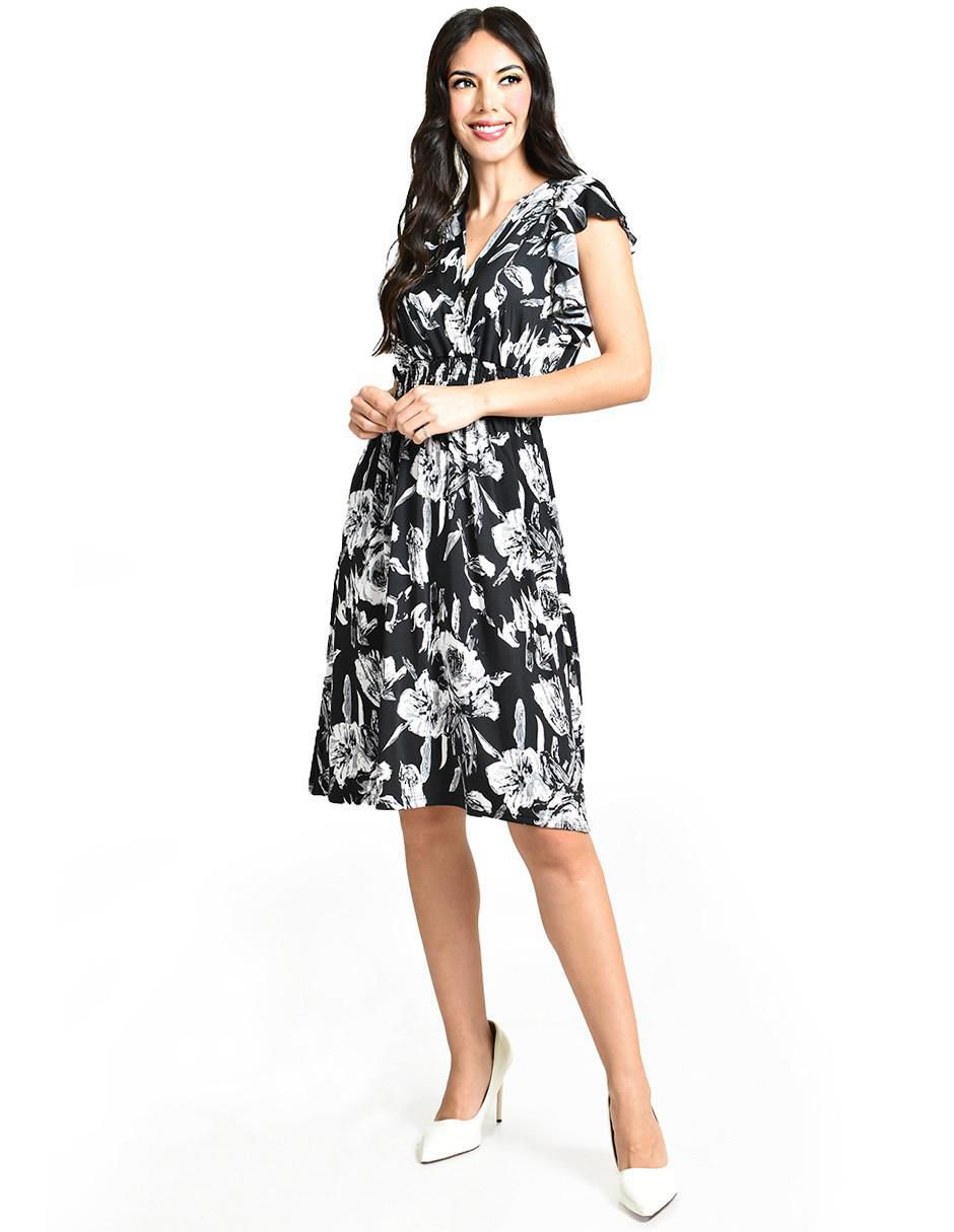 Vestido a la rodilla casual para mujer 2