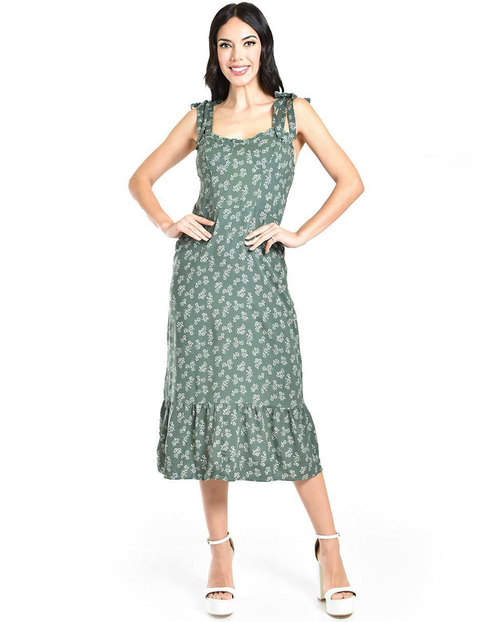 Vestido midi casual para mujer