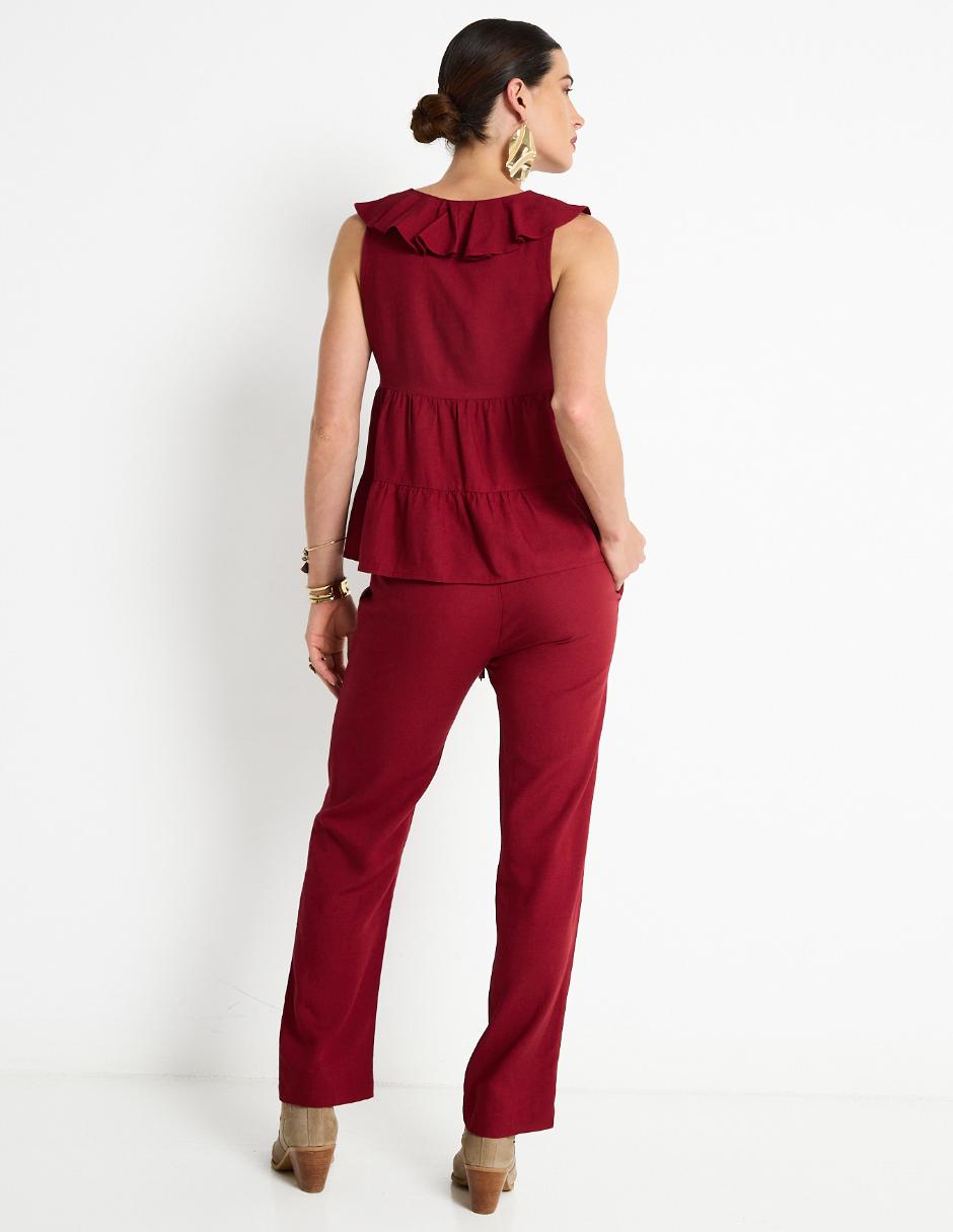 Pantalón relaxed slim para mujer 2