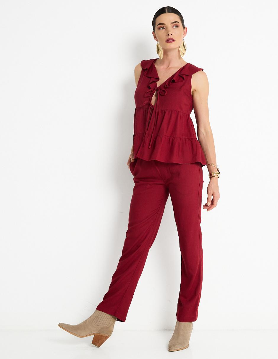 Pantalón relaxed slim para mujer 3
