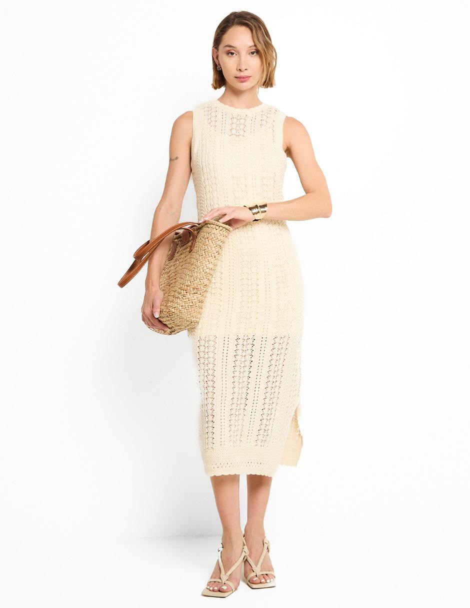 Vestido crop casual para mujer