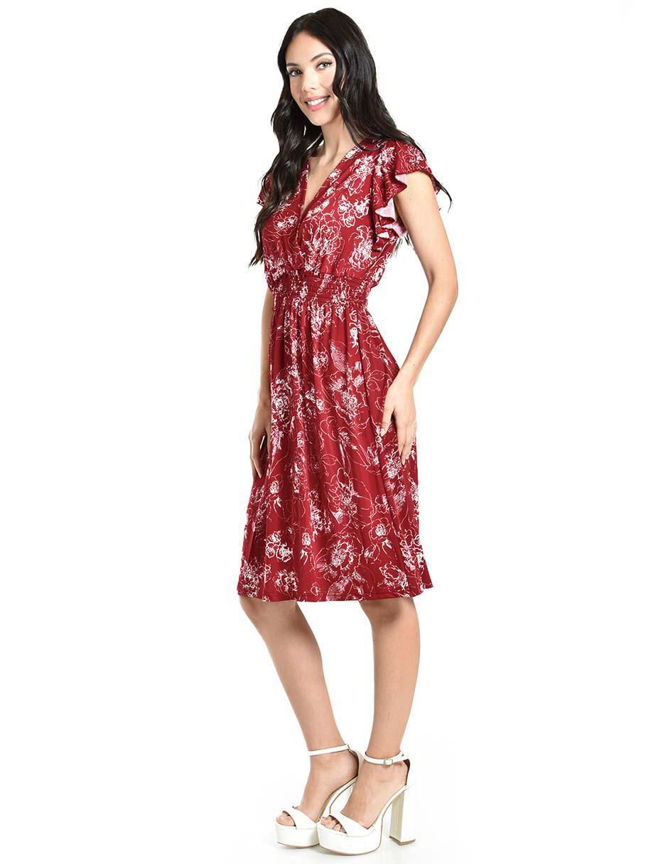 Vestido a la rodilla casual para mujer 2