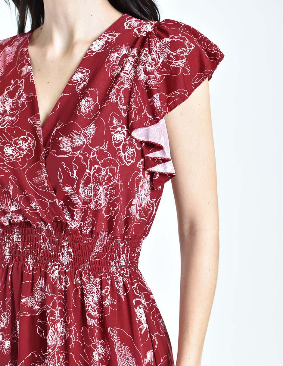 Vestido a la rodilla casual para mujer 4