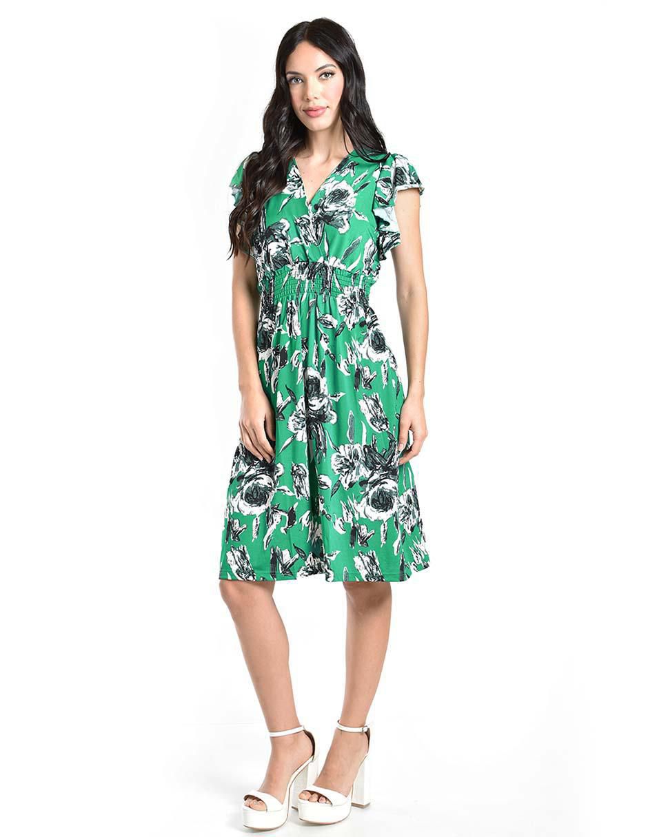 Vestido a la rodilla casual para mujer 5