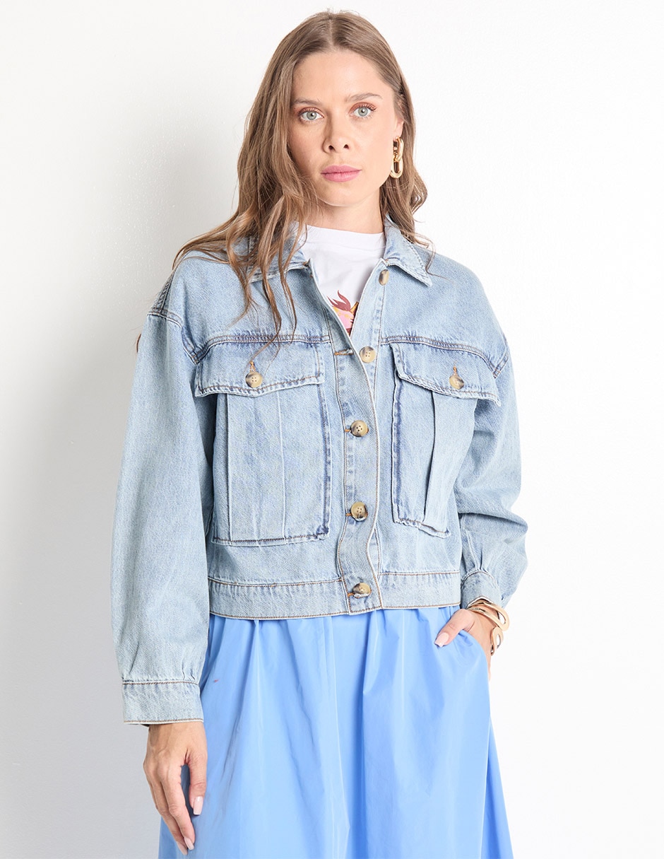 Chamarra denim para mujer Chamarra denim para mujer