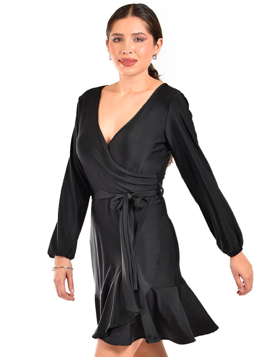 Vestido corto de fiesta escote V 2