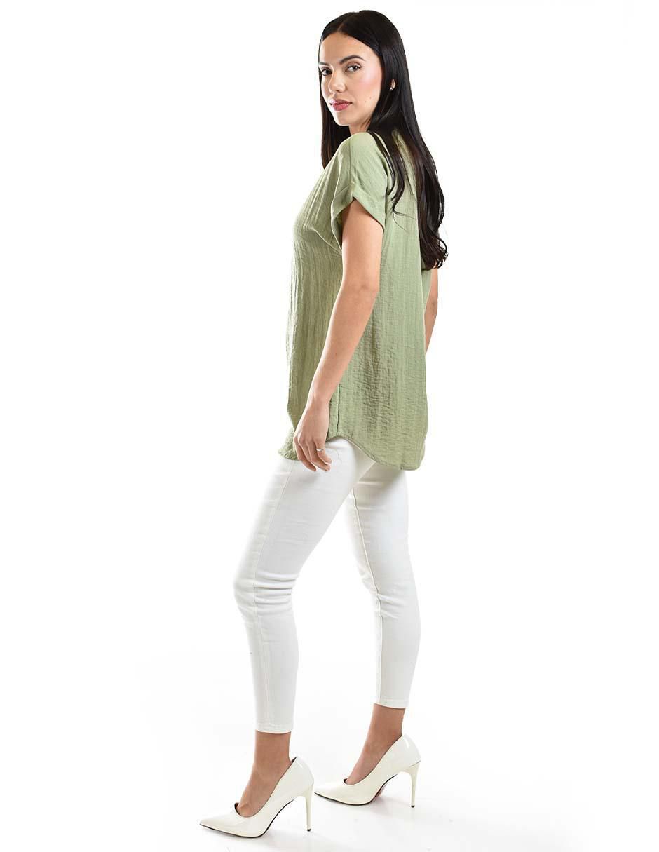 Blusa manga corta para mujer 2