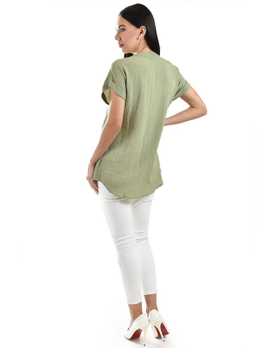 Blusa manga corta para mujer 3