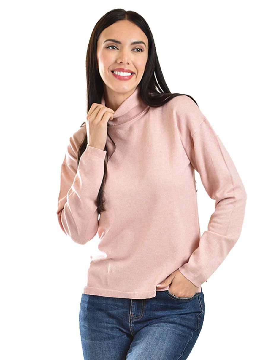 Suéter cuello tortuga para mujer
