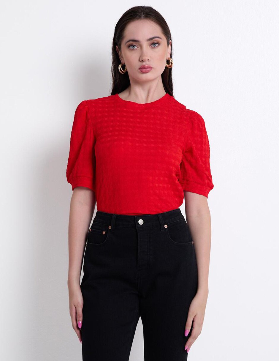 Blusa manga corta para mujer 1