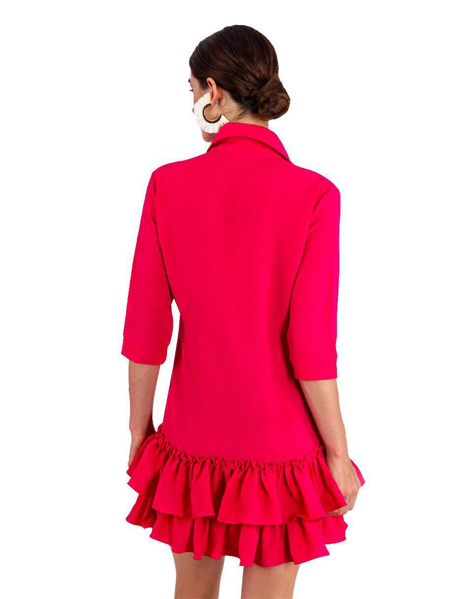 Vestido arriba rodilla casual para mujer 3