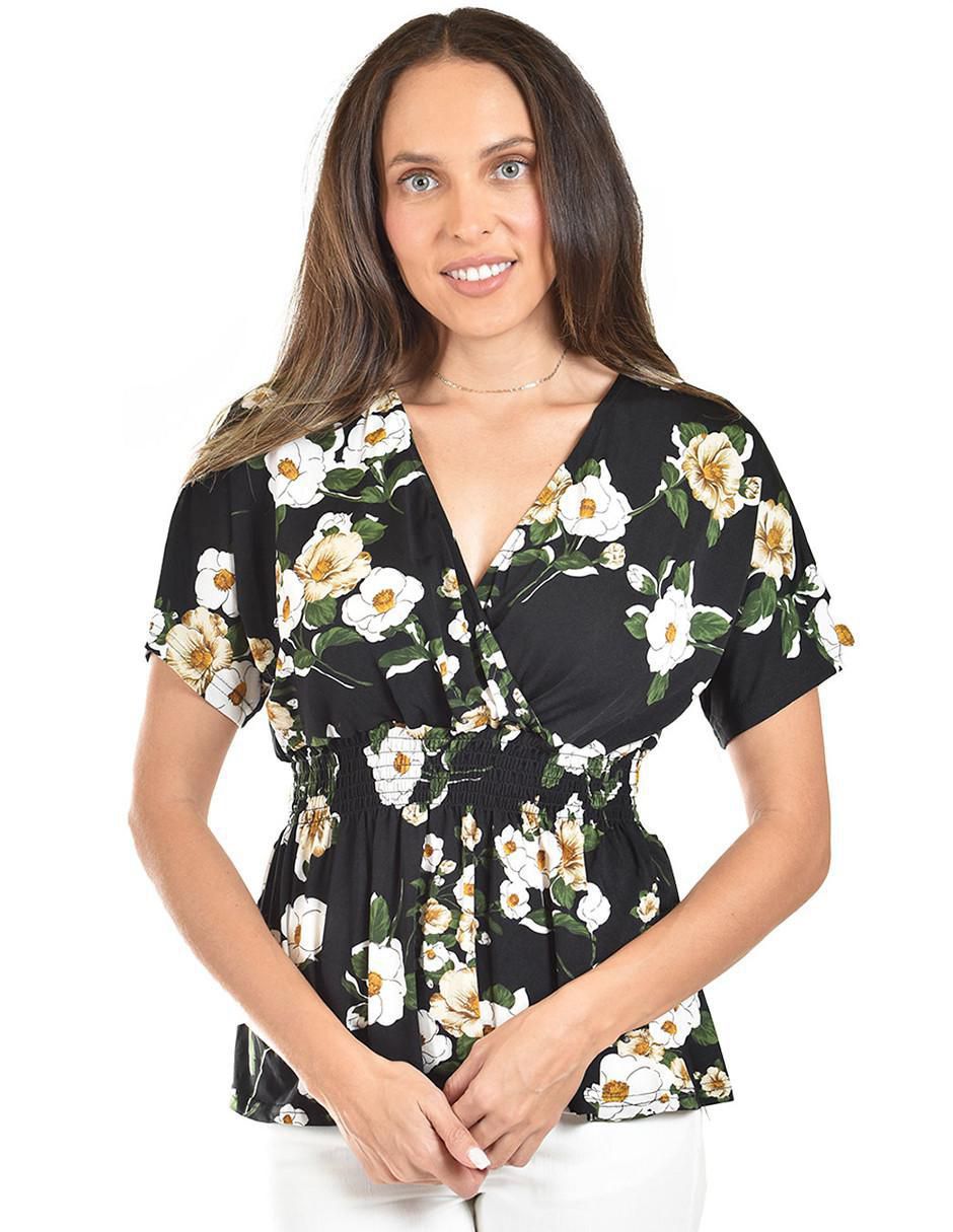 Blusa manga corta para mujer 4